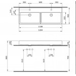 Накладной умывальник Bocchi Milano 1393-001-0132
